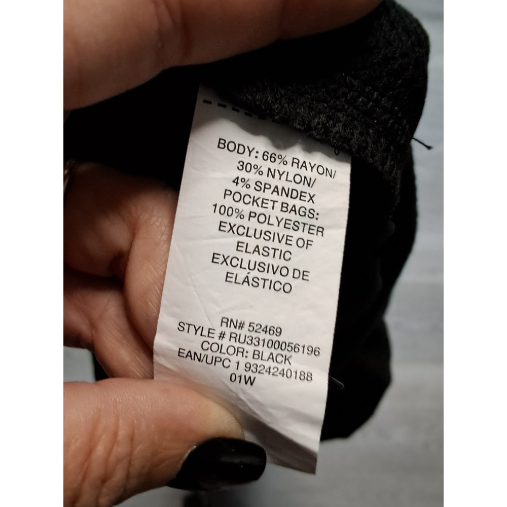 Russell Athletic Mens Black Performance Jogger Pants Large Reflective - Picture 5 of 6